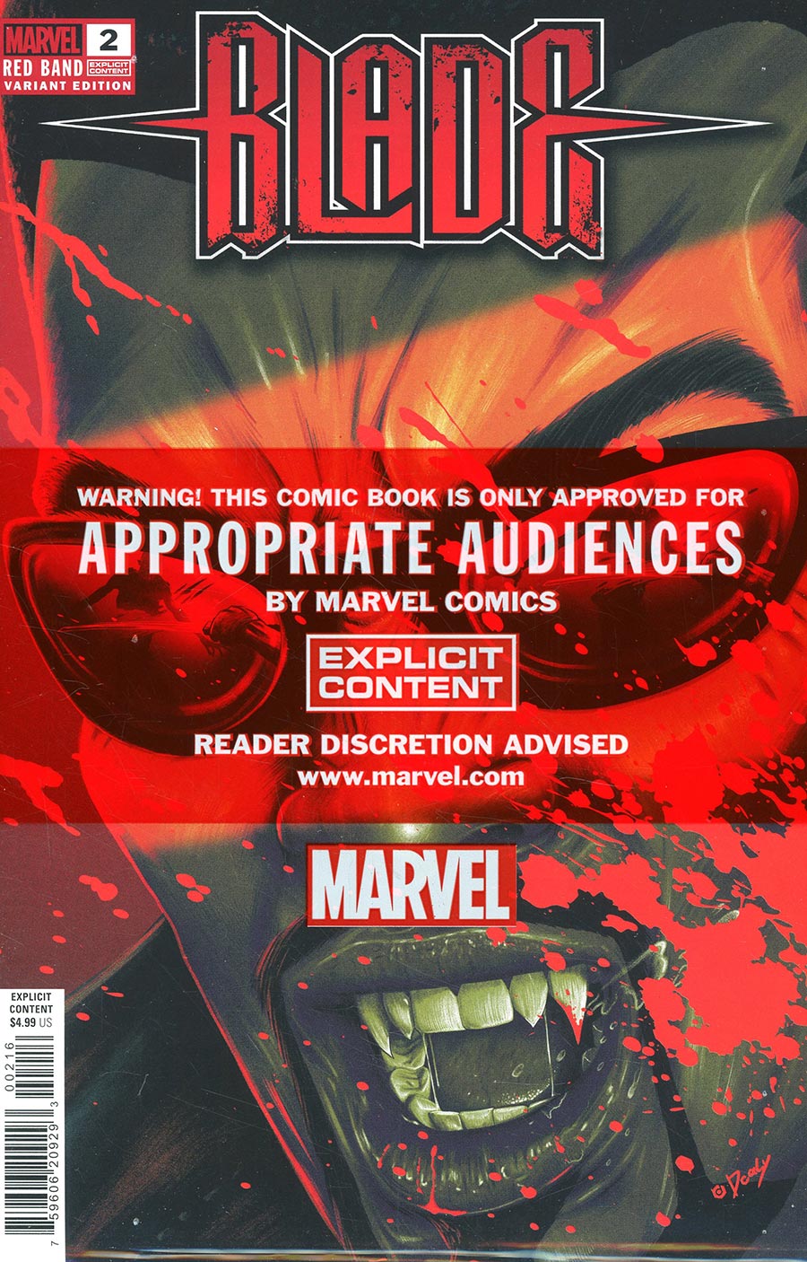 Blade Red Band #2 Cover C Incentive Doaly Variant Cover With Polybag
