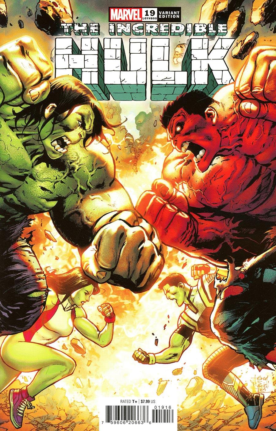 Incredible Hulk Vol 5 #19 Cover F Incentive Tony Daniel Variant Cover (#800)