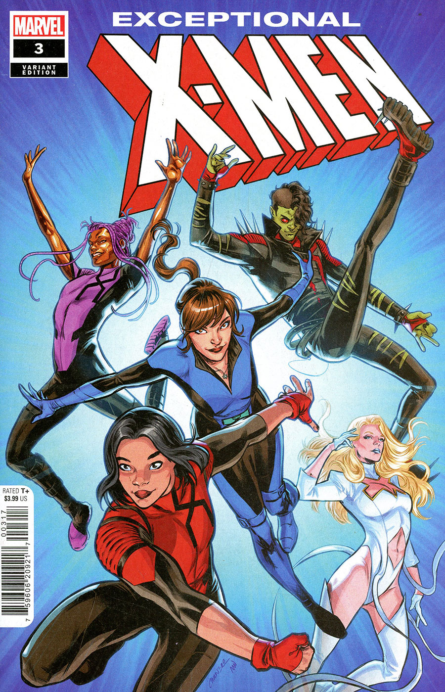 Exceptional X-Men #3 Cover D Incentive Carmen Carnero Variant Cover