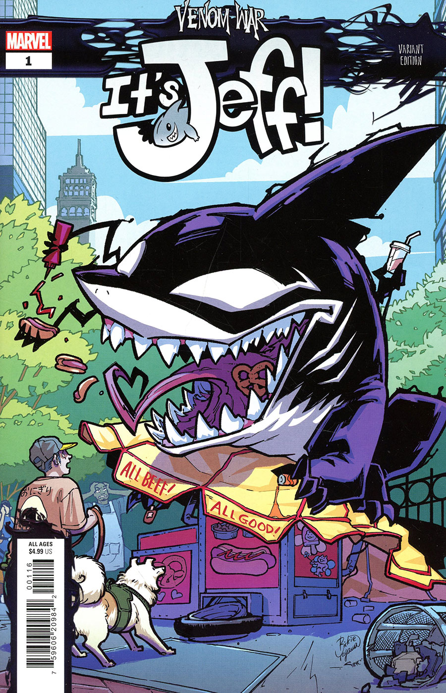 Venom War Its Jeff #1 (One Shot) Cover C Incentive Rickie Yagawa Variant Cover
