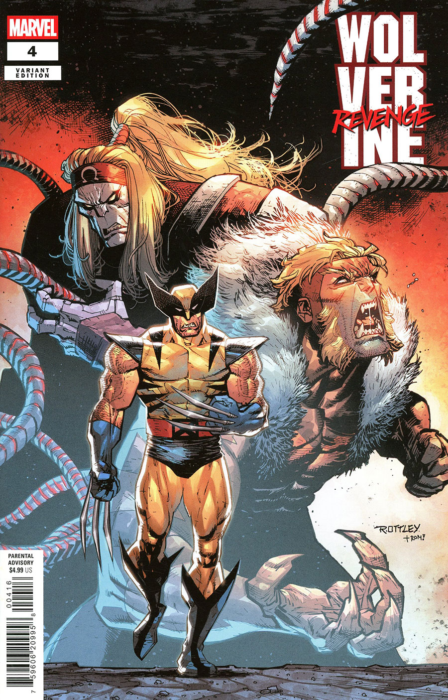 Wolverine Revenge #4 Cover D Incentive Ryan Ottley Variant Cover