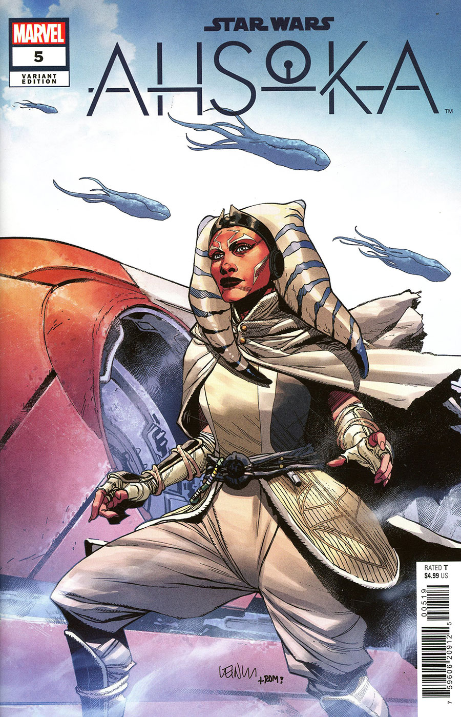 Star Wars Ahsoka #5 Cover D Incentive Leinil Francis Yu Variant Cover