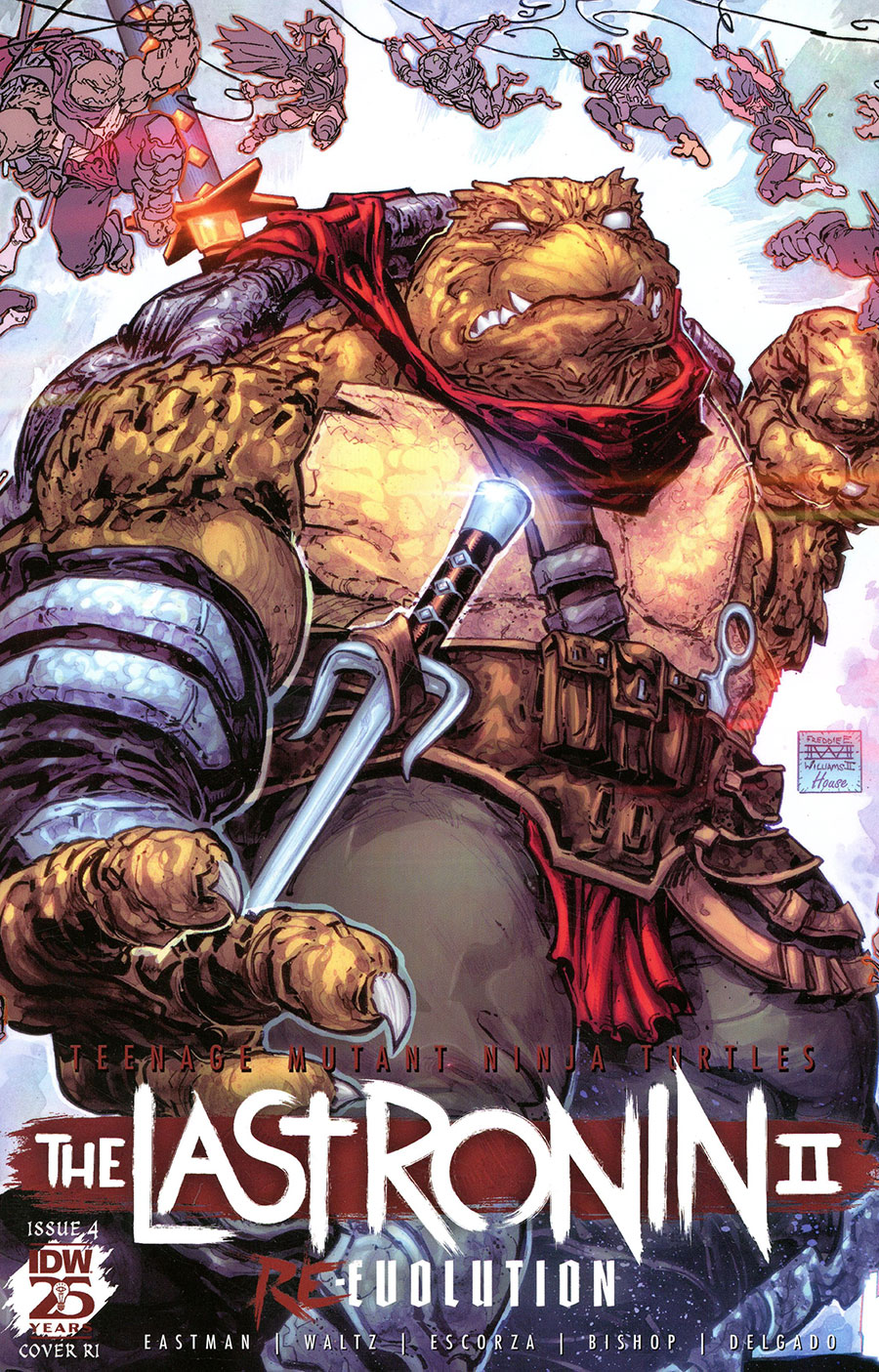 Teenage Mutant Ninja Turtles The Last Ronin II Re-Evolution #4 Cover D Incentive Freddie Williams II Variant Cover