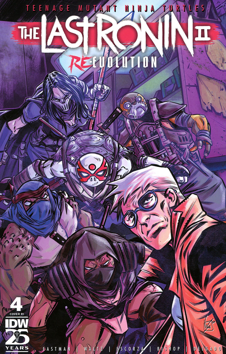 Teenage Mutant Ninja Turtles The Last Ronin II Re-Evolution #4 Cover E Incentive Vincenzo Federici Variant Cover