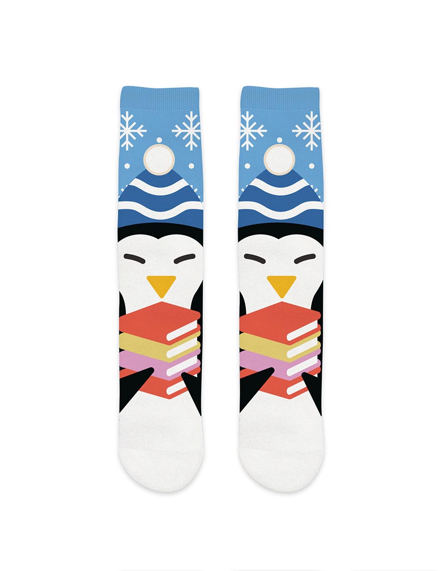 Penguin Reads Cozy Socks Small
