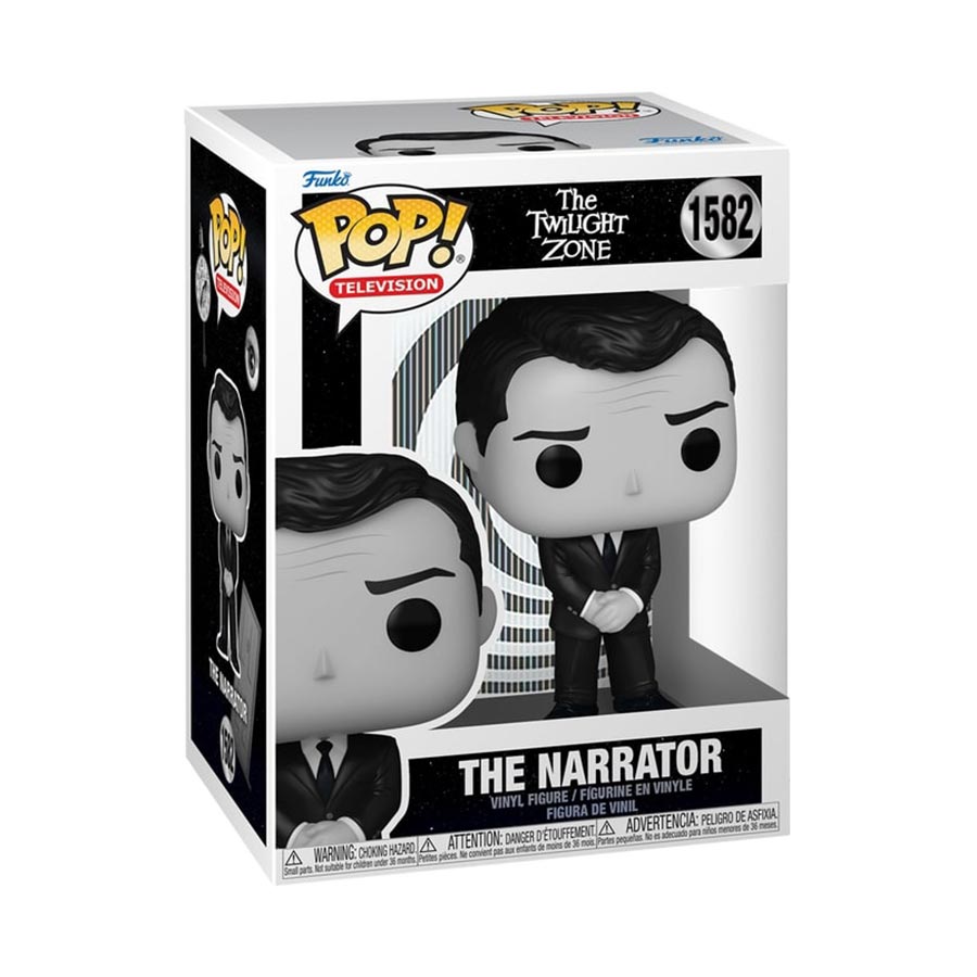 POP Television Twilight Zone 1959 The Narrator Vinyl Figure
