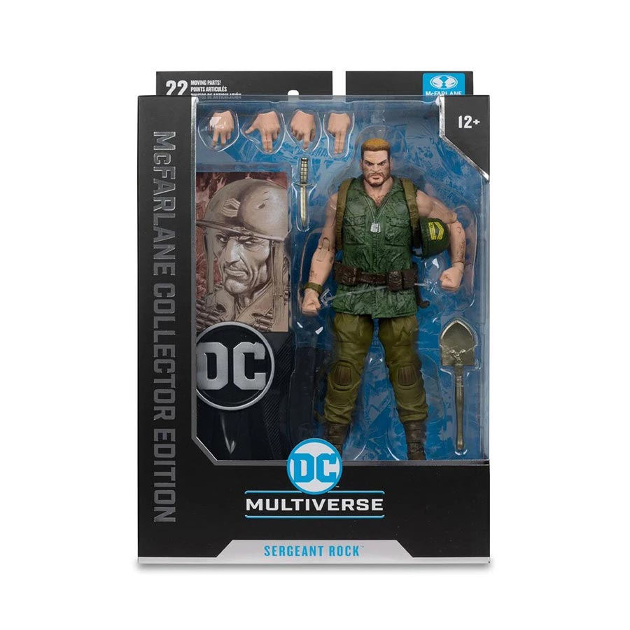 DC Multiverse McFarlane Collector Edition Wave 5 Sgt Rock 7-Inch Action Figure