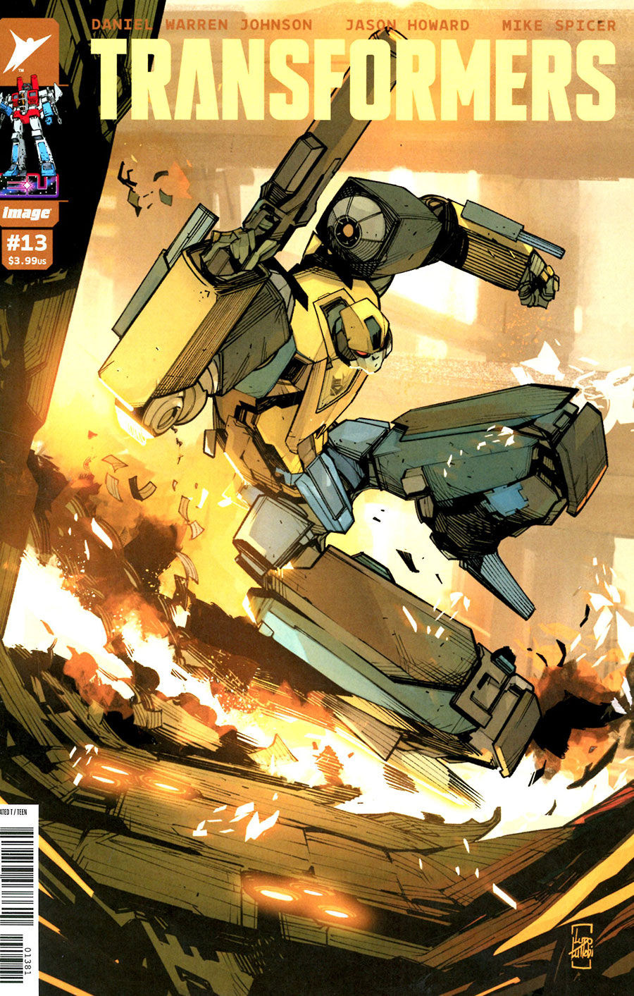 Transformers Vol 5 #13 Cover H Variant Ludo Lullabi Cover