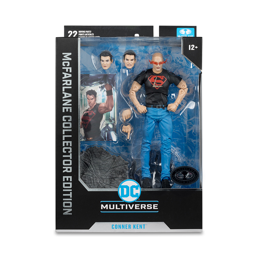 DC Multiverse McFarlane Collector Edition Wave 5 Conner Kent McFarlane Platinum Edition Chase 7-Inch Action Figure