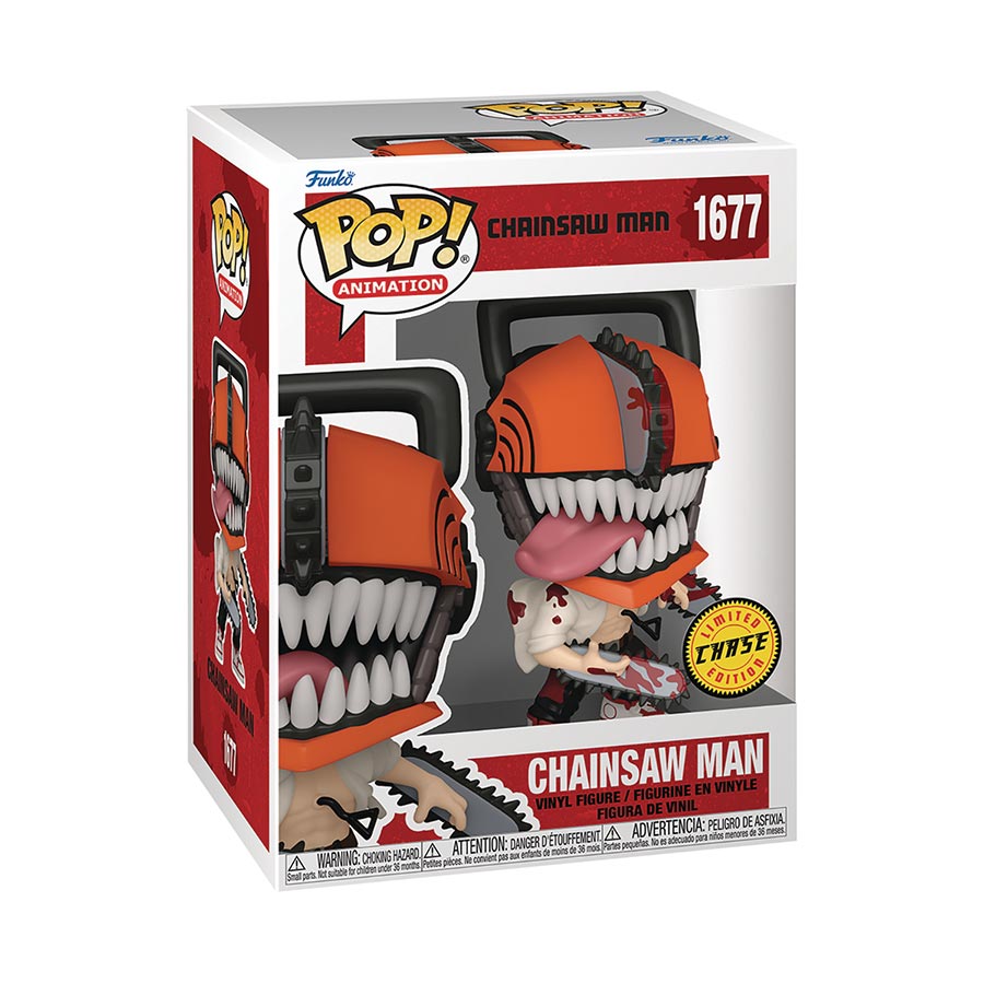 POP Animation Chainsaw Man Chainsaw Man Chase Vinyl Figure