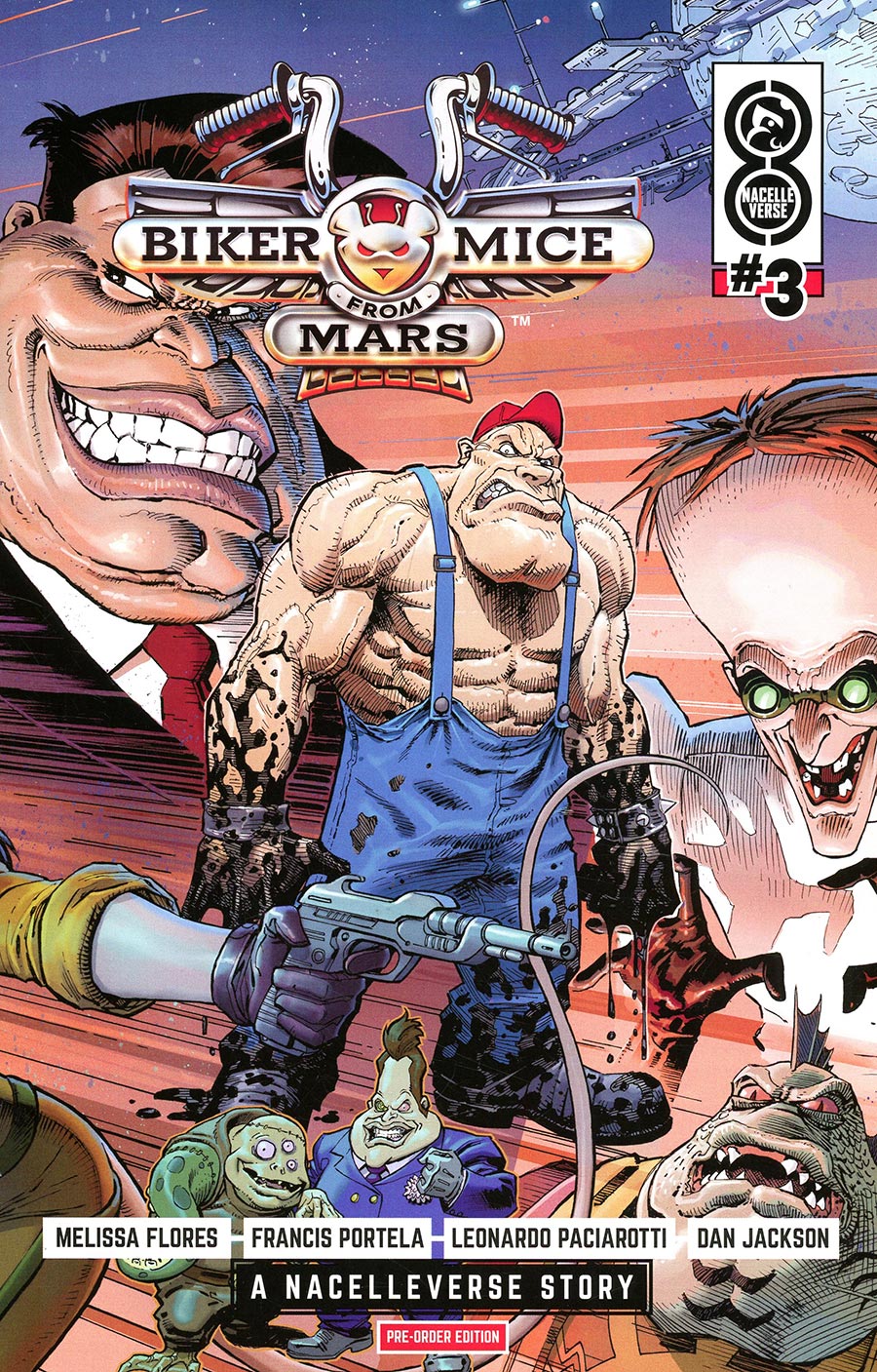 Biker Mice From Mars Vol 2 #3 Cover F Variant Pre-Order Cover