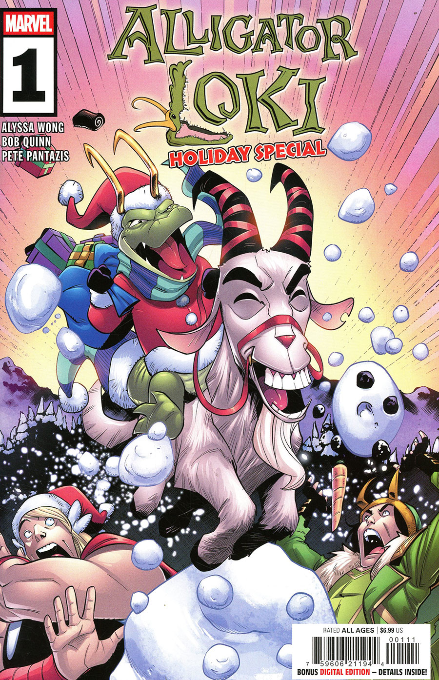 Alligator Loki Holiday Special #1 (One Shot) Cover A Regular Bob Quinn Cover