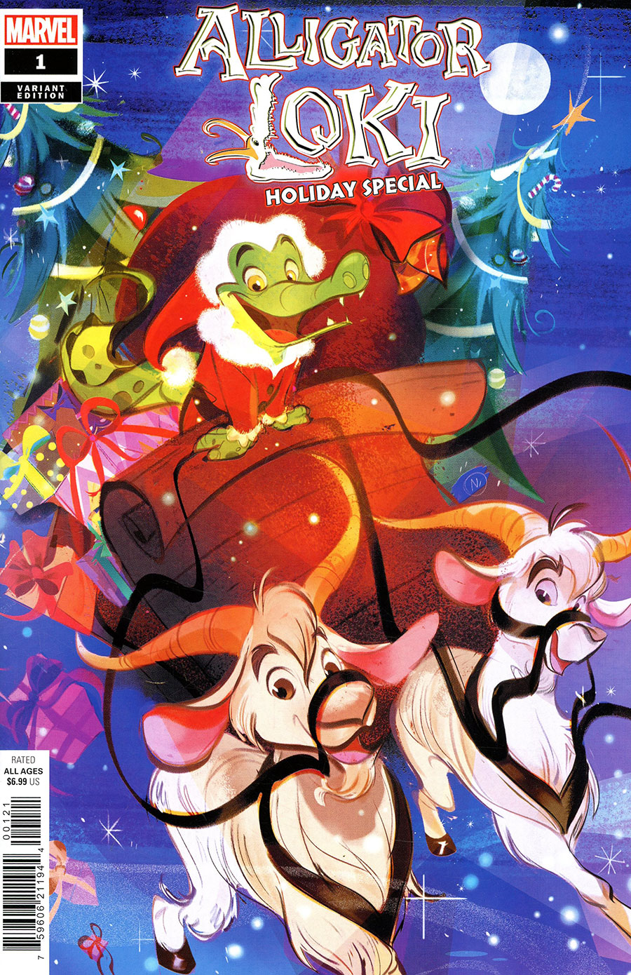 Alligator Loki Holiday Special #1 (One Shot) Cover B Variant Nicoletta Baldari Cover