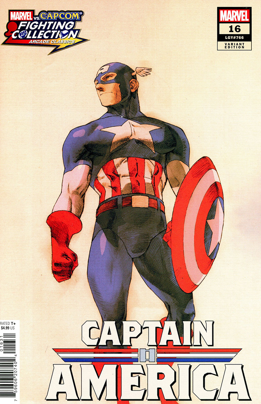 Captain America Vol 10 #16 Cover B Variant Bengus Marvel vs Capcom Cover (Limit 1 Per Customer)