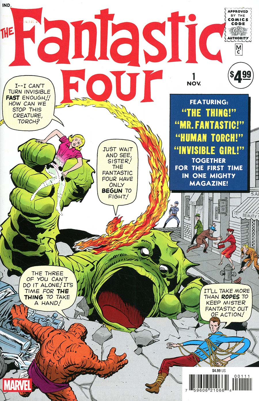 Fantastic Four #1 Cover F Facsimile Edition Regular Jack Kirby Cover (2025 Printing)