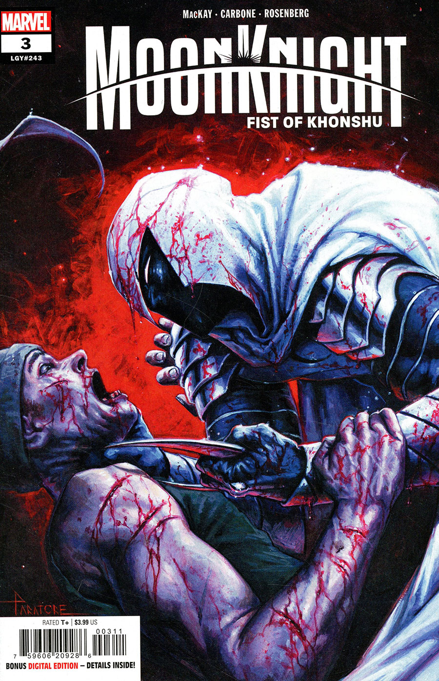 Moon Knight Fist Of Khonshu #3 Cover A Regular Davide Paratore Cover