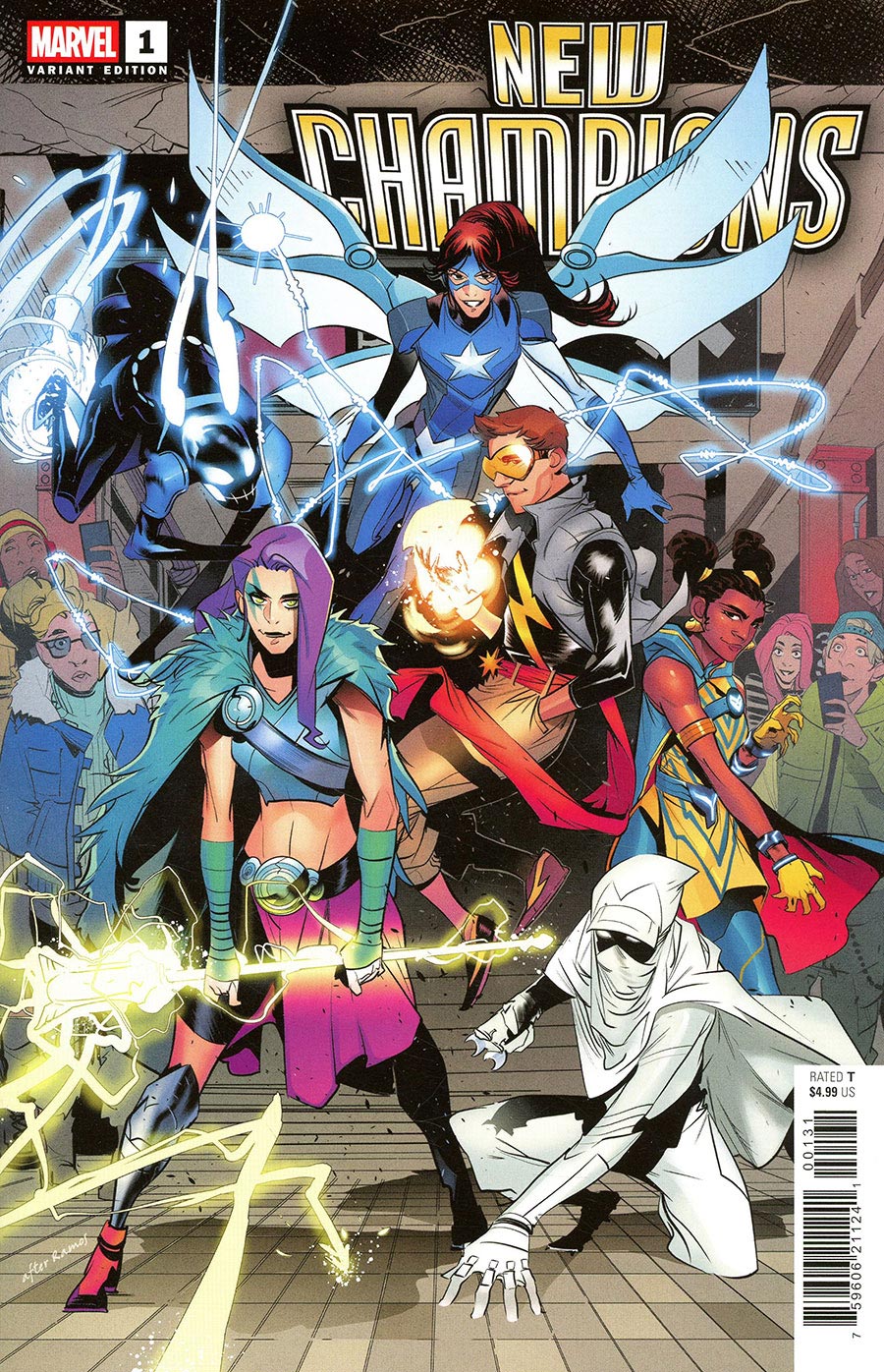 New Champions #1 Cover B Variant Federico Vicentini Homage Cover