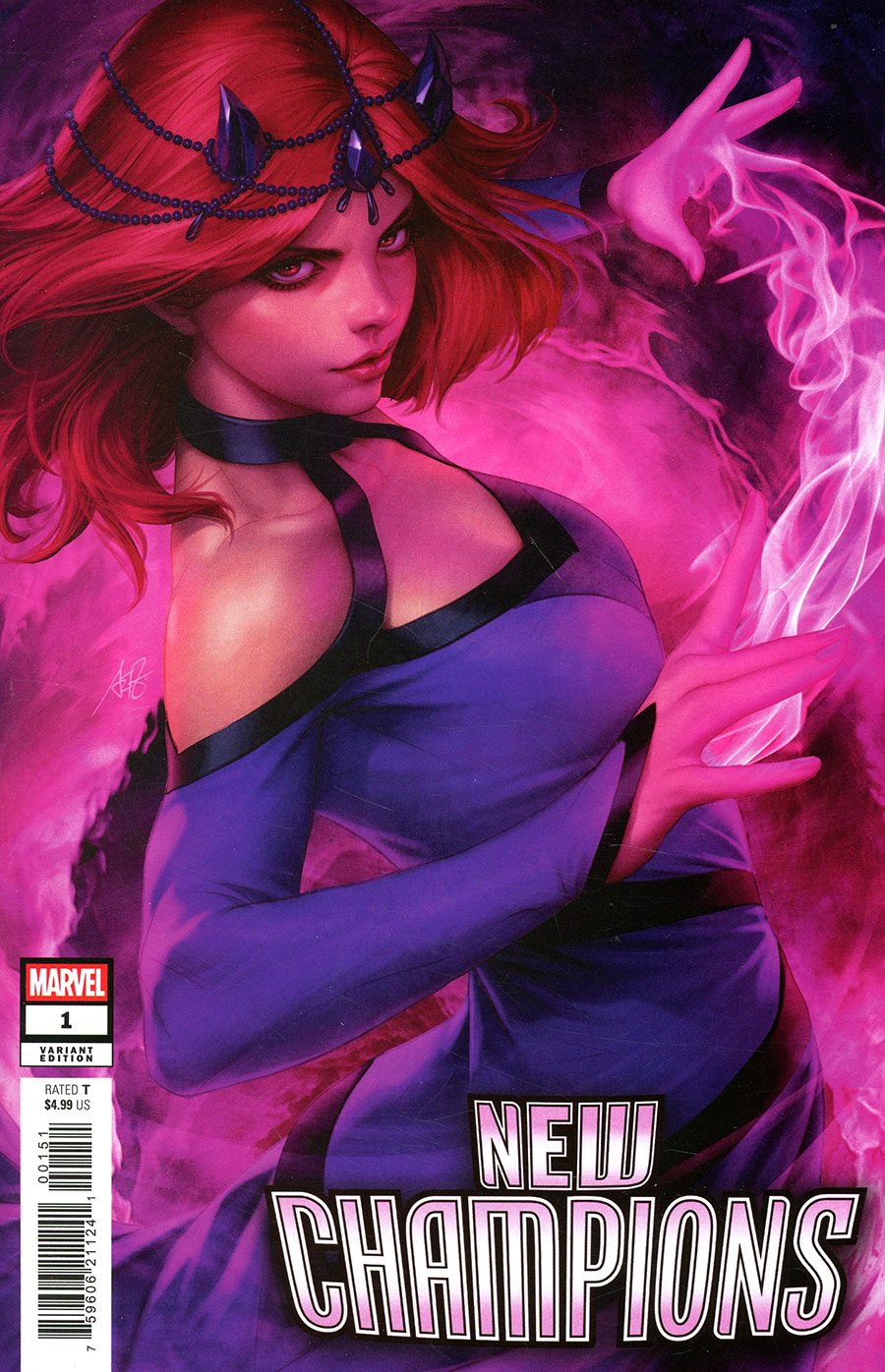 New Champions #1 Cover E Variant Stanley Artgerm Lau Amaranth Cover