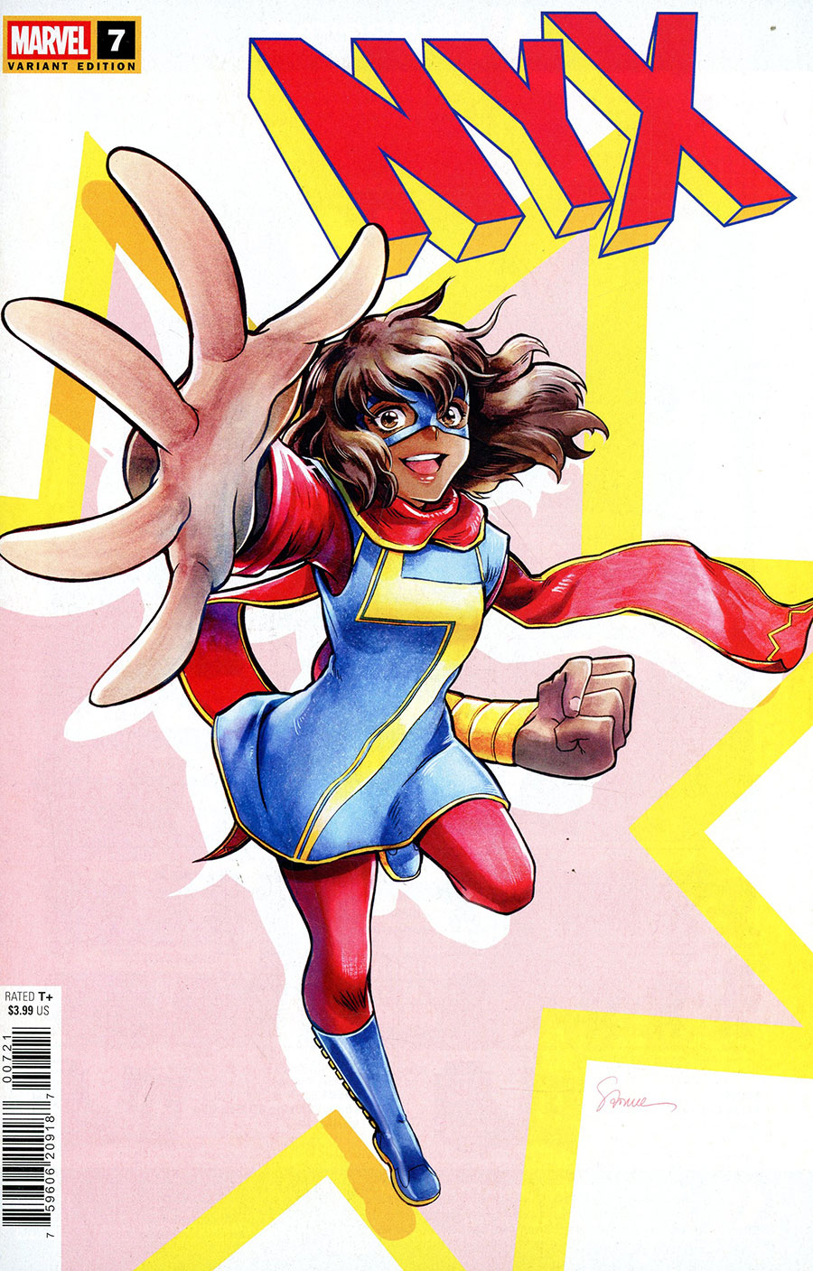 NYX Vol 2 #7 Cover B Variant SAOWEE Ms Marvel Cover
