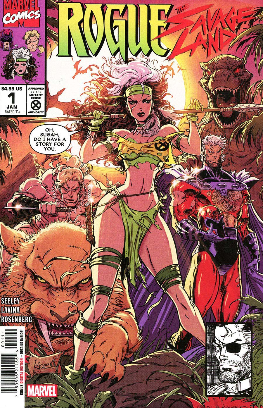 Rogue The Savage Land #1 Cover A Regular Kaare Andrews Cover