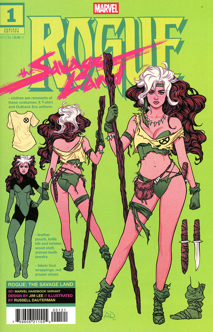 Rogue The Savage Land #1 Cover B Variant Russell Dauterman Cover