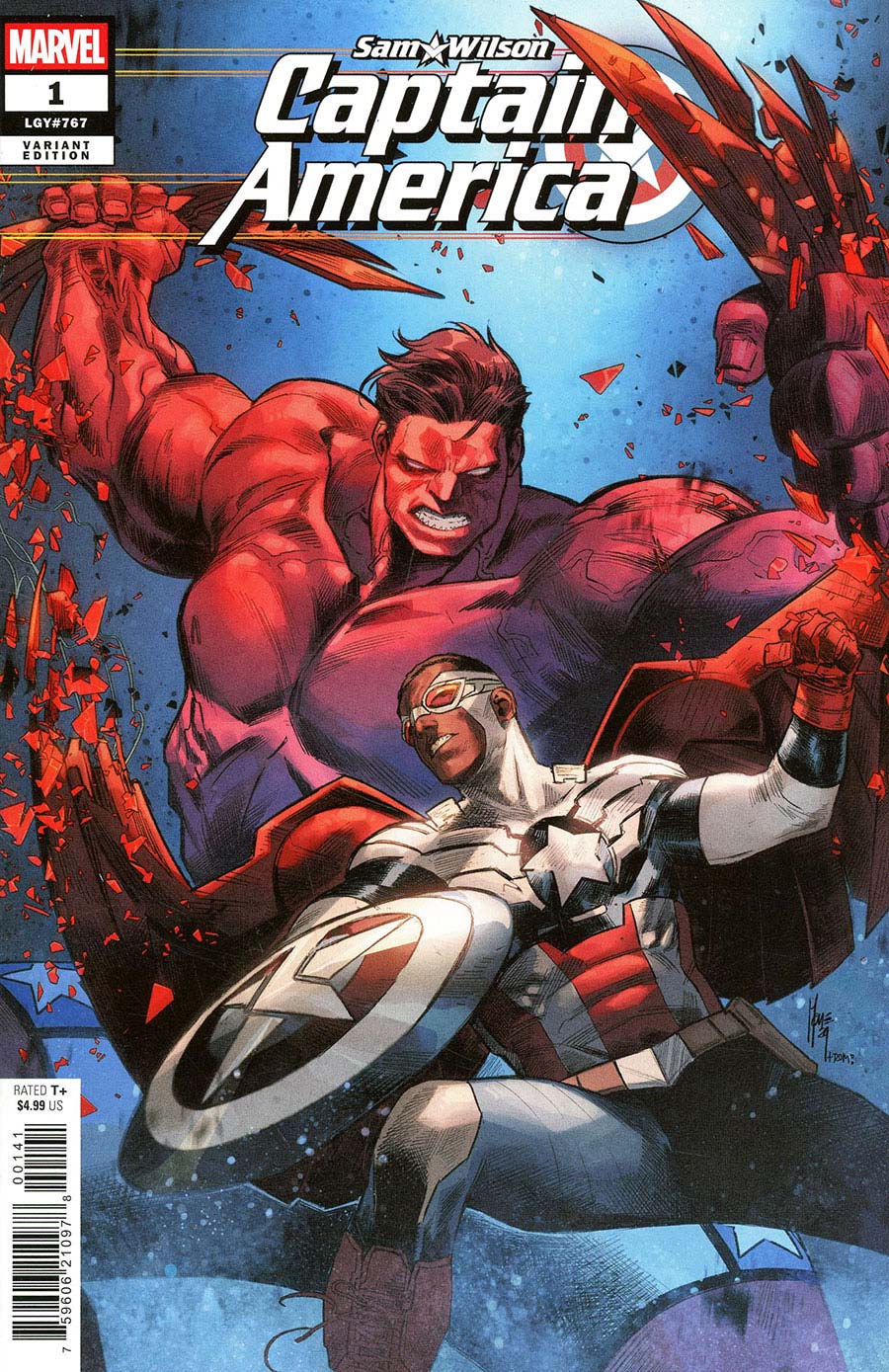 Sam Wilson Captain America #1 Cover E Variant Marco Checchetto Cover