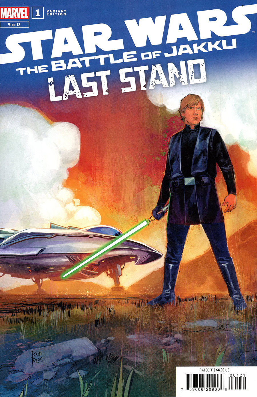 Star Wars Battle Of Jakku Last Stand #1 Cover B Variant Rod Reis Cover