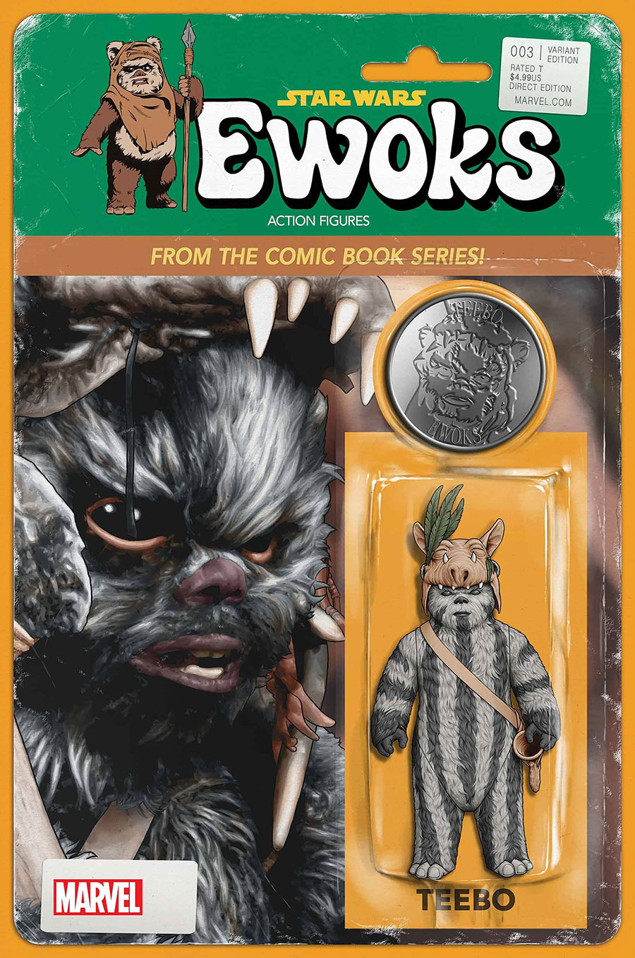 Star Wars Ewoks #3 Cover B Variant John Tyler Christopher Action Figure Cover