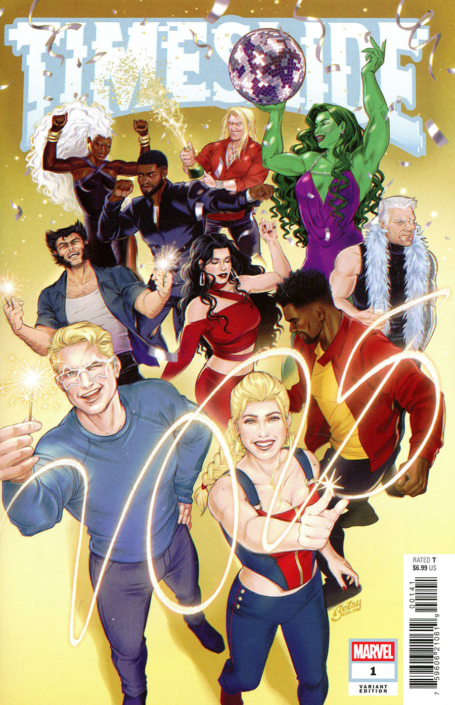 Timeslide #1 (One Shot) Cover B Variant Betsy Cola Winter Holiday Cover