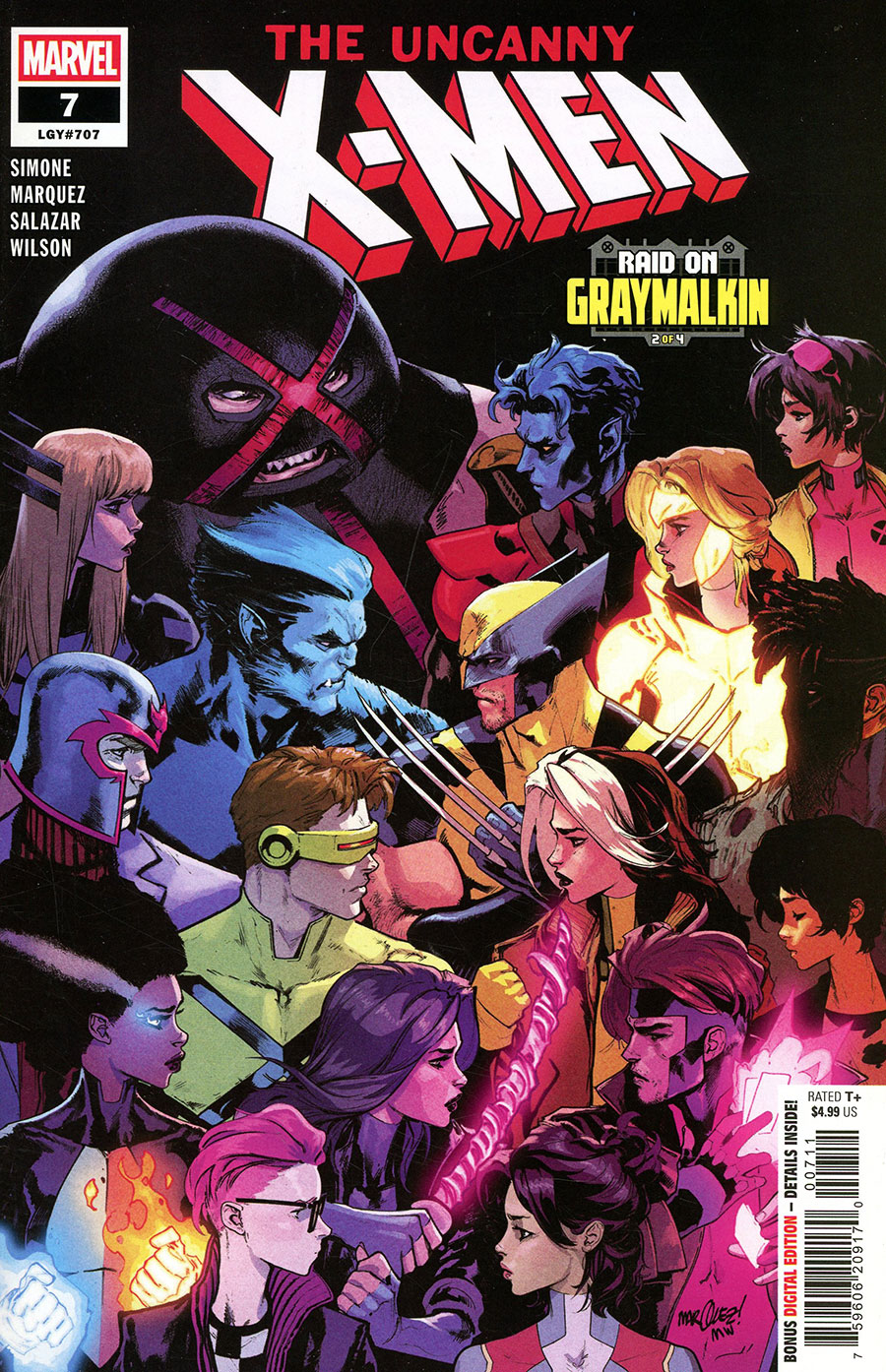 Uncanny X-Men Vol 6 #7 Cover A Regular David Marquez Cover (Raid On Graymalkin Part 2)