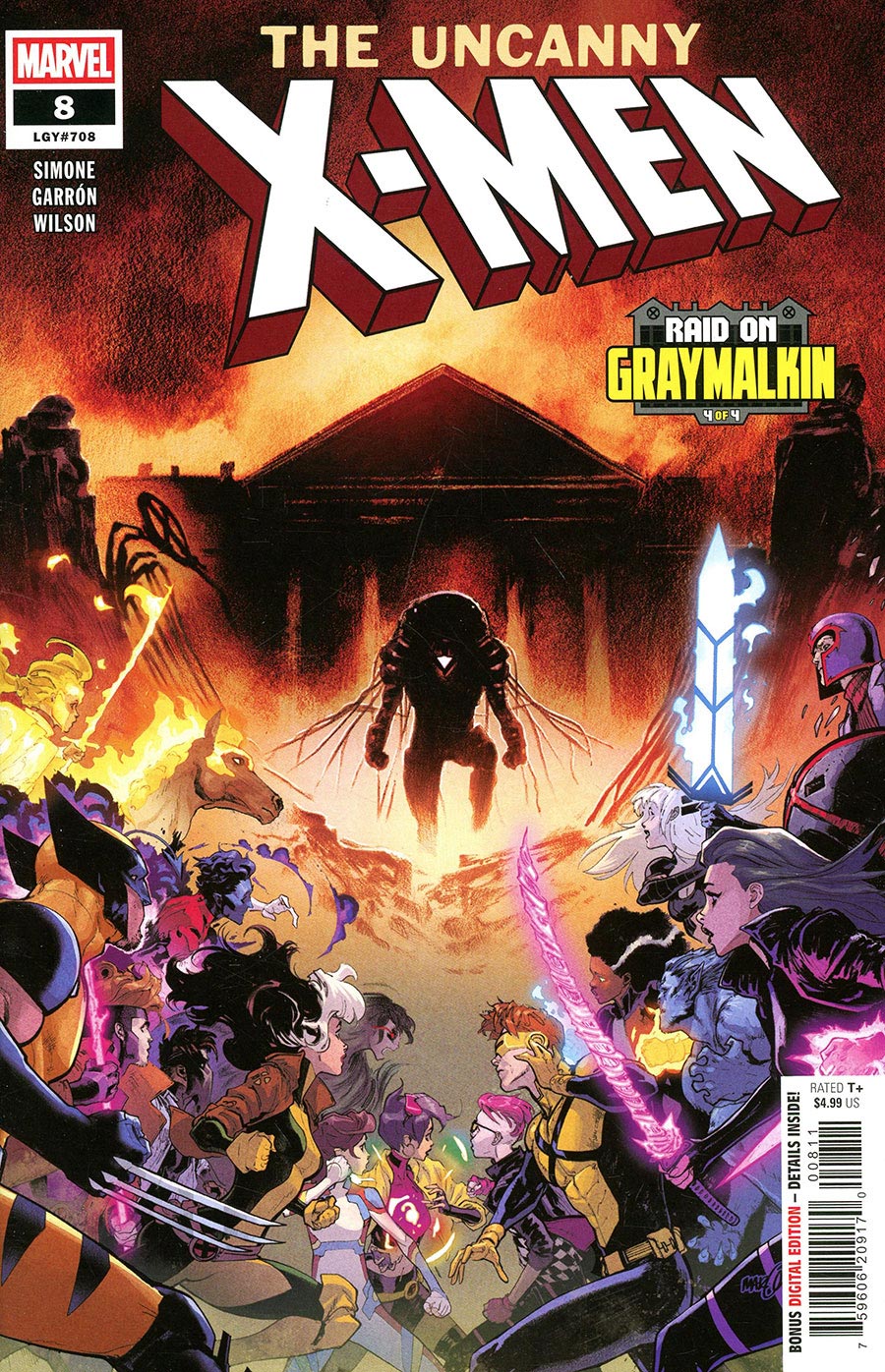 Uncanny X-Men Vol 6 #8 Cover A Regular David Marquez Cover (Raid On Graymalkin Part 4)