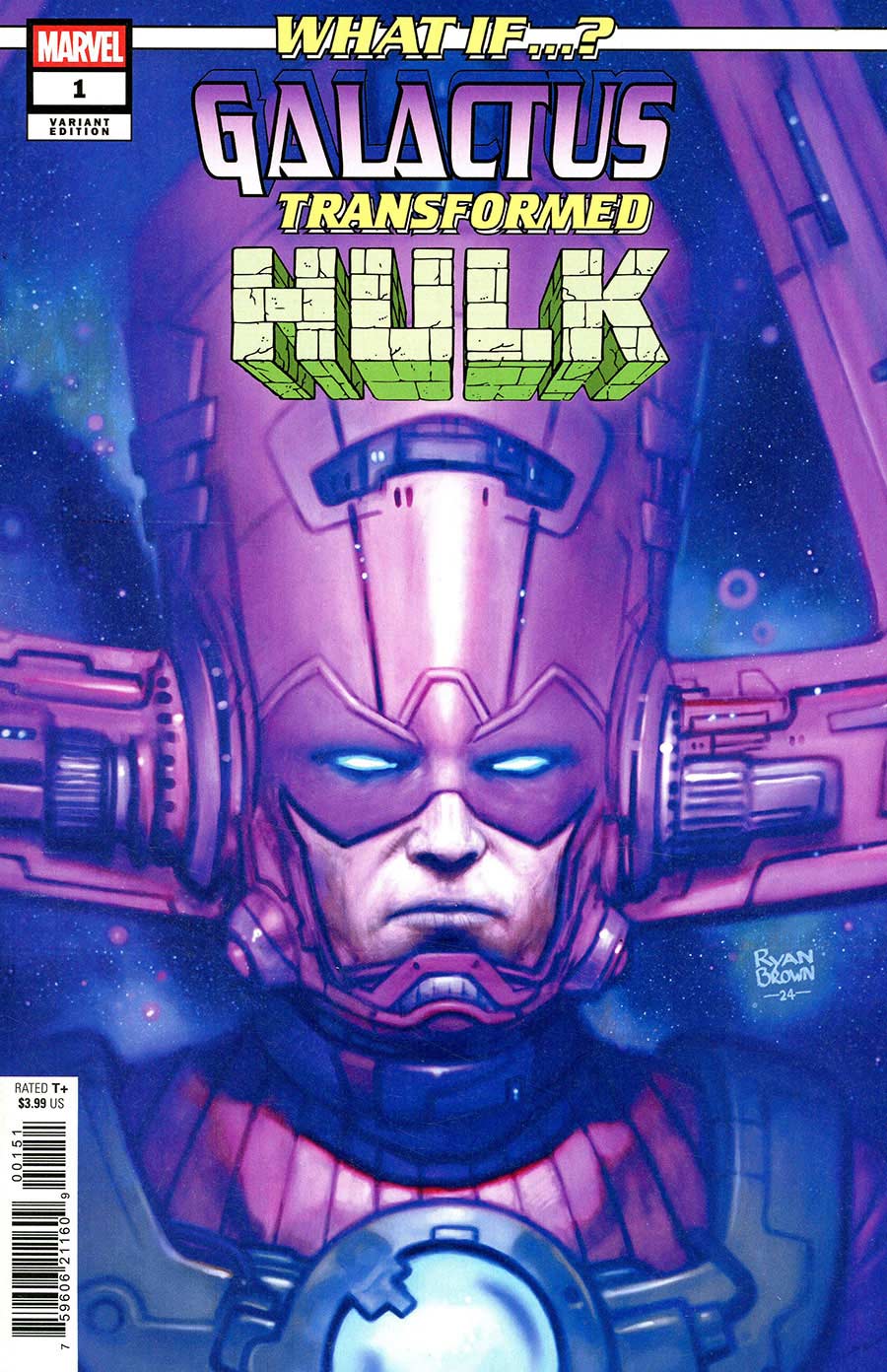 What If Galactus Transformed Hulk #1 (One Shot) Cover E Variant Ryan Brown Cover