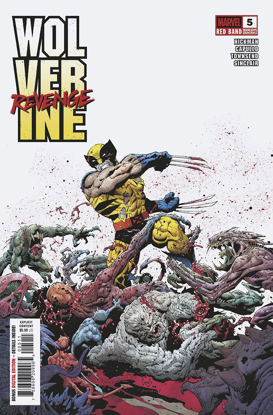Wolverine Revenge Red Band Edition #5 Cover A Regular Greg Capullo Cover With Polybag