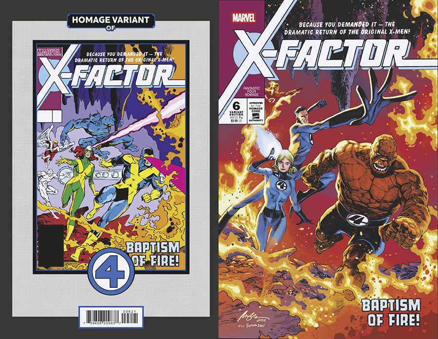 X-Factor Vol 5 #6 Cover B Variant Rafael Albuquerque Fantastic Four Homage Cover