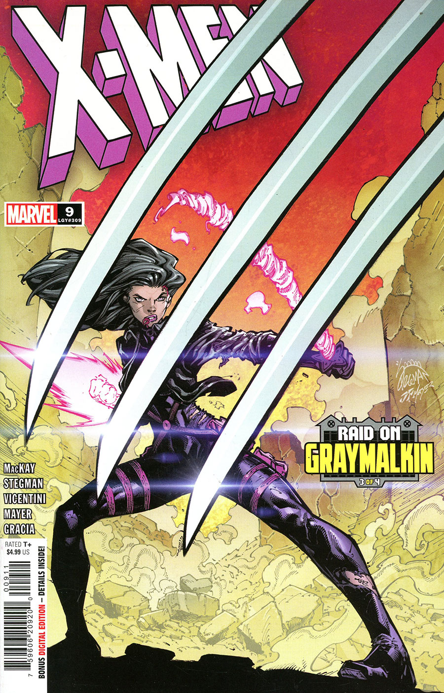X-Men Vol 7 #9 Cover A Regular Ryan Stegman Cover (Raid On Graymalkin Part 3)