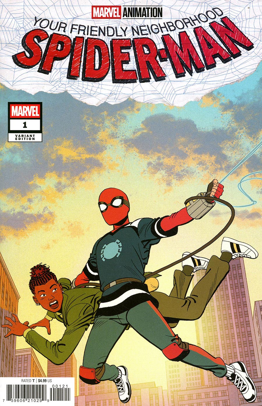 Your Friendly Neighborhood Spider-Man #1 Cover B Variant Marvel Animation Cover