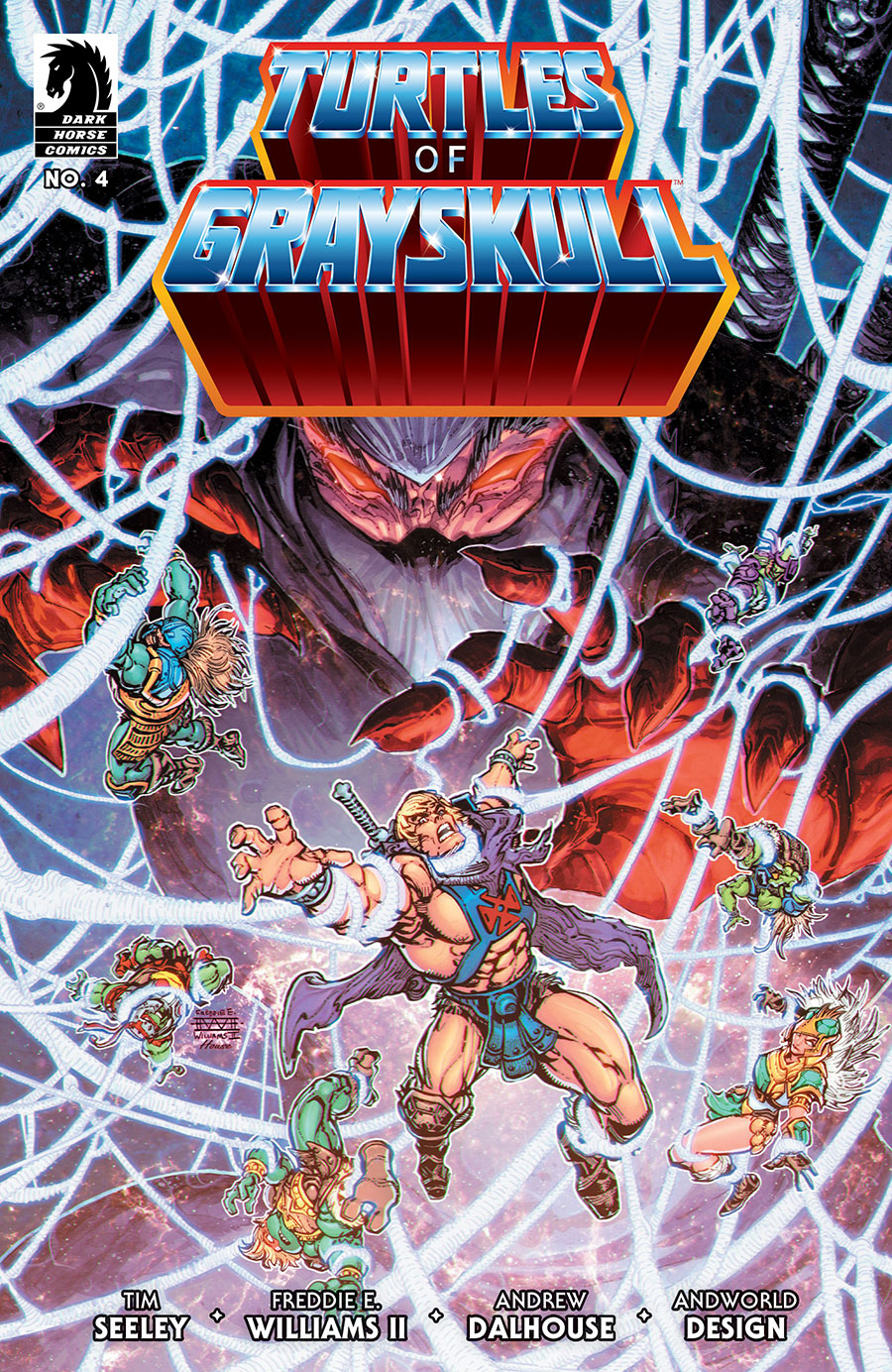 Masters Of The Universe Teenage Mutant Ninja Turtles Turtles Of Grayskull #4 Cover A Regular Freddie E Williams II Cover (Limit 1 Per Customer)