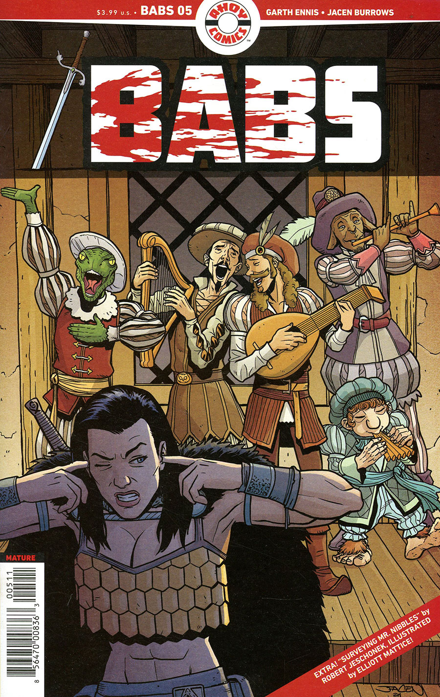 Babs #5 Cover A Regular Jacen Burrows Cover