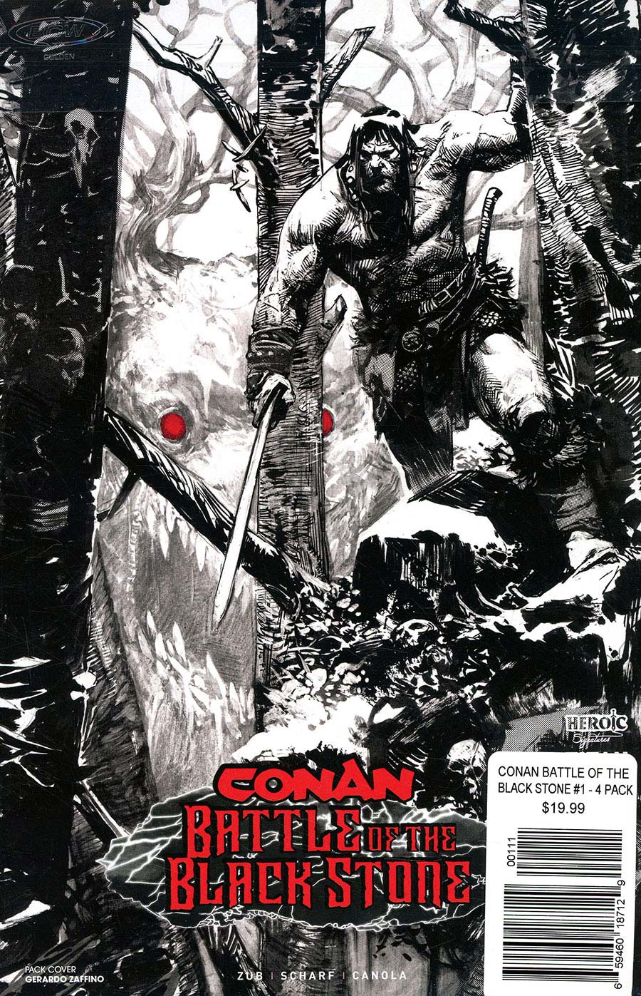 Conan The Barbarian Battle Of The Black Stone #1-4 Cover A Pack