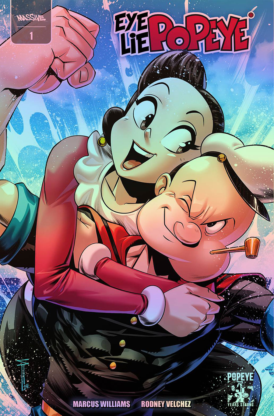 Eye Lie Popeye #1 Cover M Massive Select Serg Acuna Deluxe Foil Variant Cover