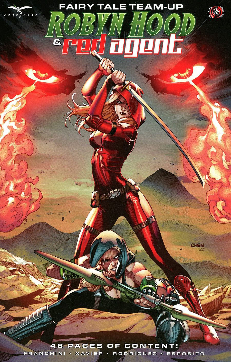Grimm Fairy Tales Presents Fairy Tale Team-Up Robyn Hood & Red Agent #1 (One Shot) Cover A Regular Sean Chen Cover
