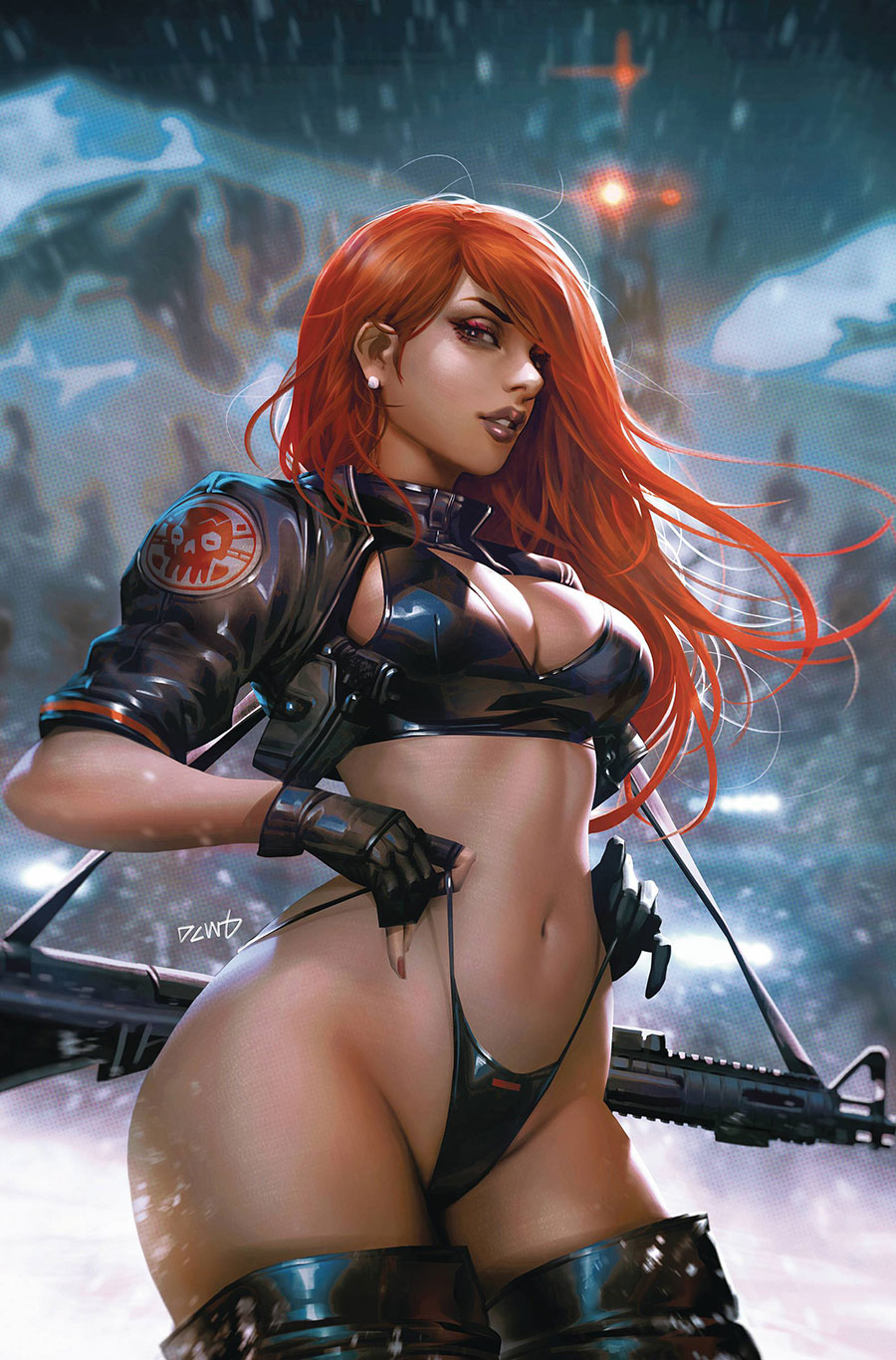 Hard Case Crime Heat Seeker Combustion A Gun Honey Series #2 Cover H Variant Derrick Chew Foil Virgin Cover