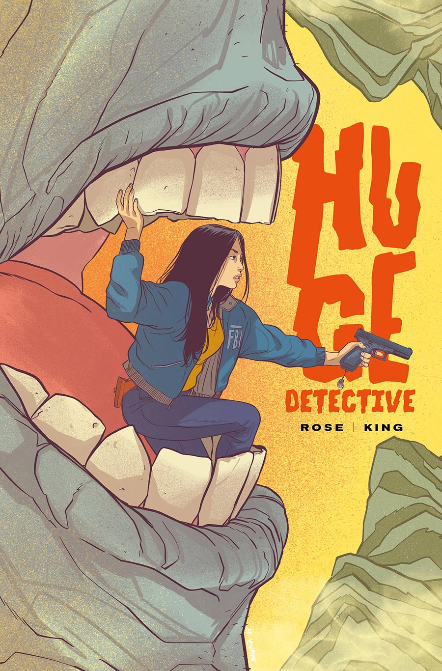 Huge Detective #5 Cover B Variant Magenta King Cover - RESOLICITED