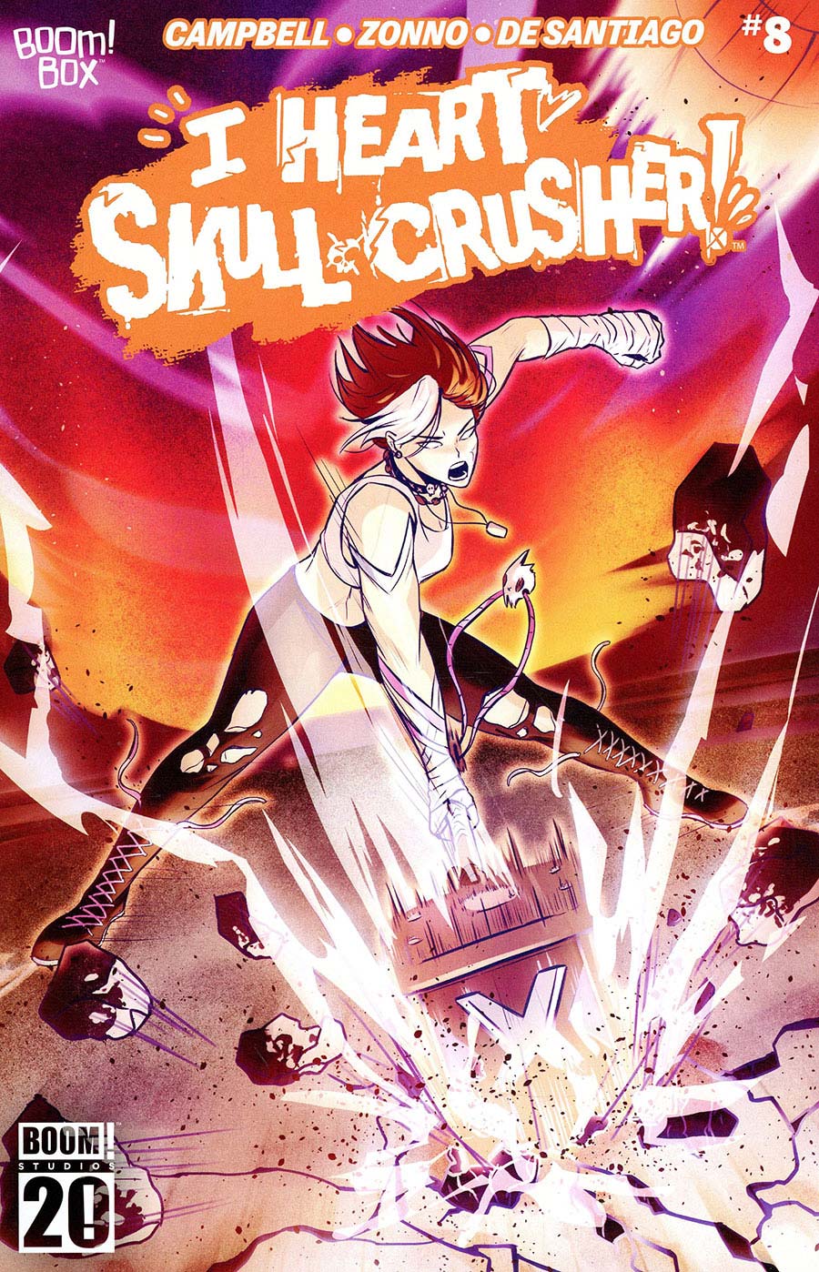 I Heart Skull-Crusher #8 Cover B Variant Fell Hound Cover