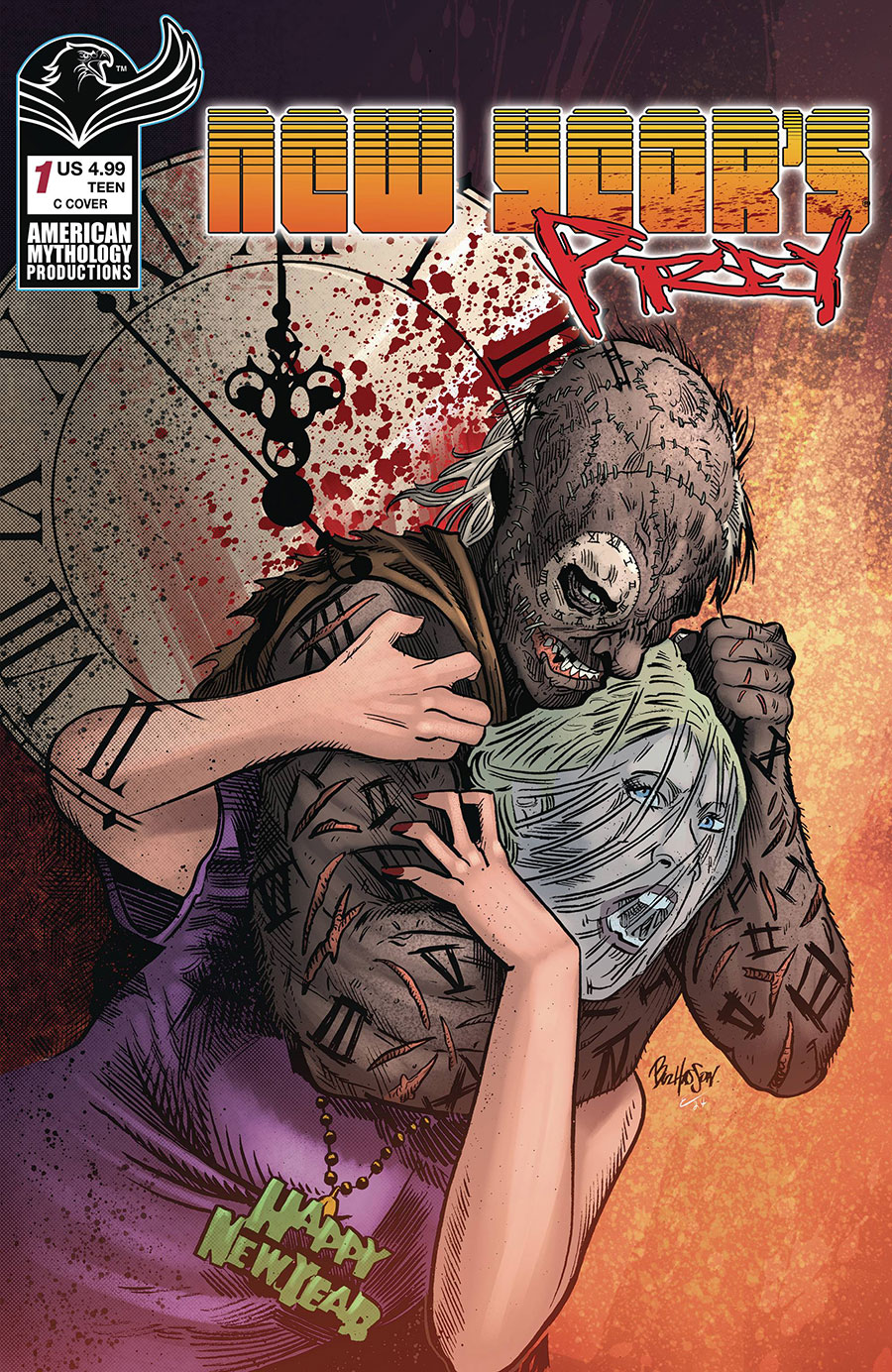 New Years Prey #1 Cover C Variant Buz Hasson Cover