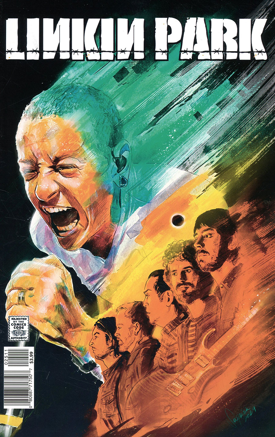 Rock & Roll Biographies Linkin Park #1 (One Shot) Cover A Regular Suspiria Vilchez Cover