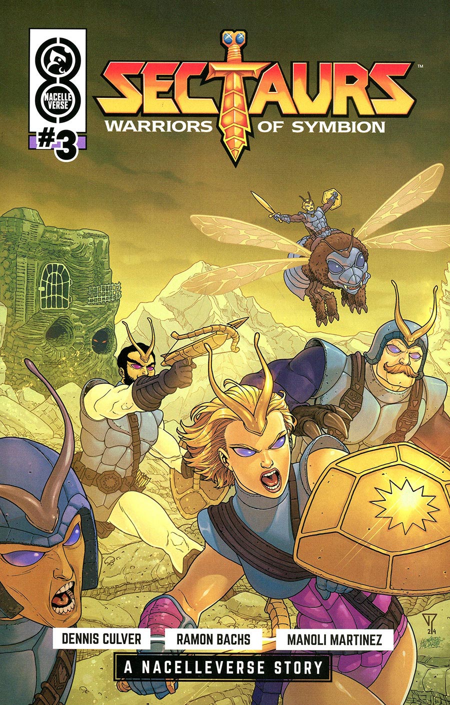 Sectaurs Vol 2 #3 Cover C Variant Francis Portela & Leonardo Paciarotti Cover