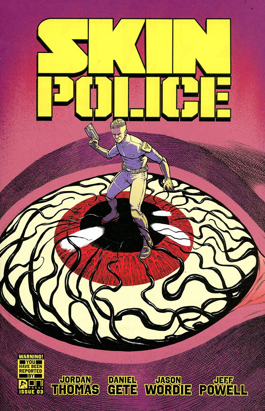 Skin Police #3 Cover A Regular Daniel Gete & Jason Wordie Cover