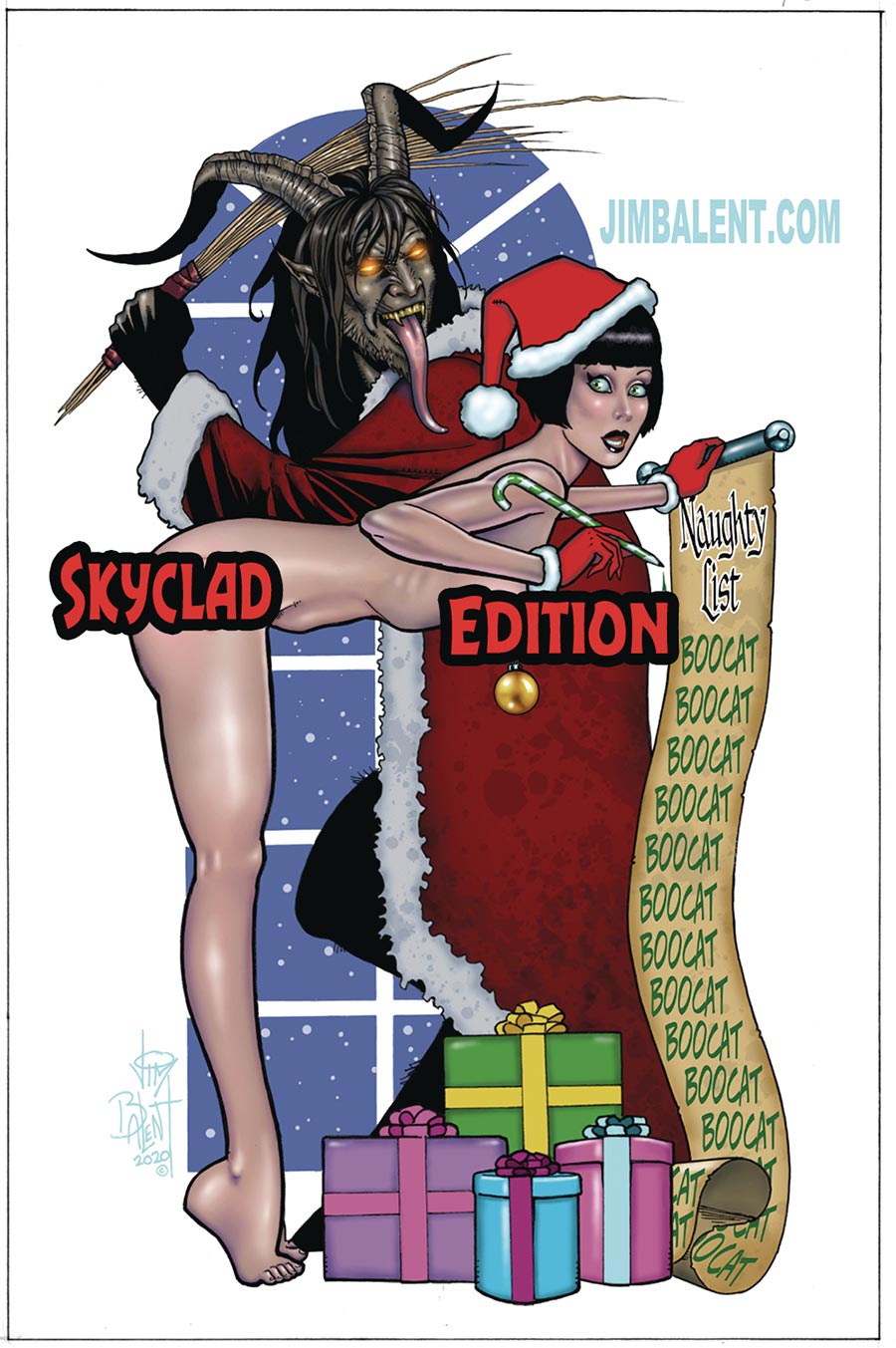 Tarot Witch Of The Black Rose #125 Skyclad Cover B Christmas Cheer Edition
