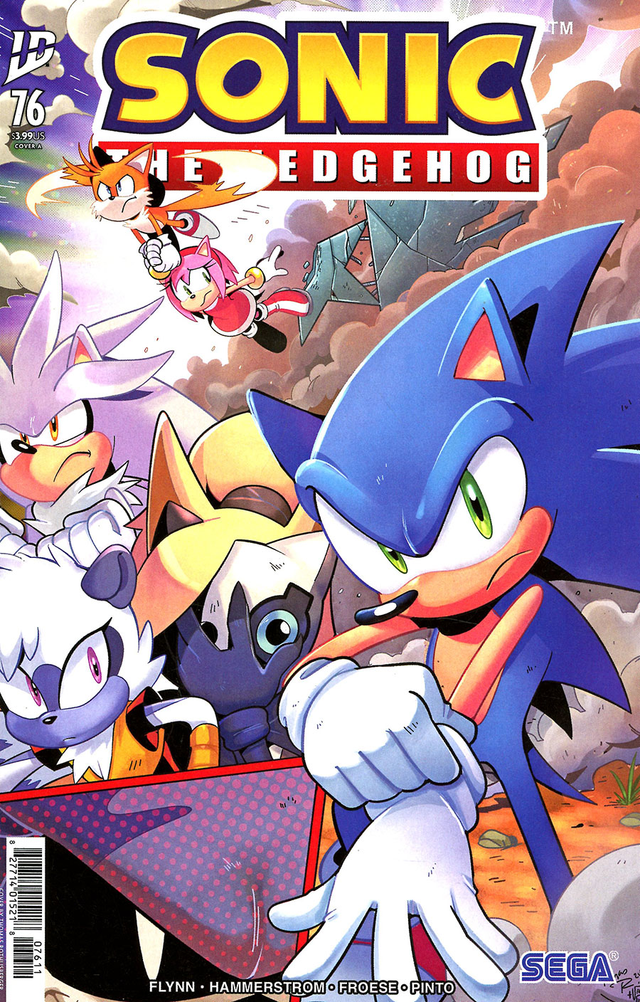 Sonic The Hedgehog Vol 3 #76 Cover A Regular Thomas Rothlisberger Cover
